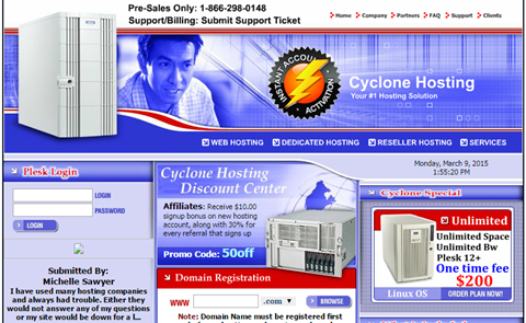 Cyclone Hosting
