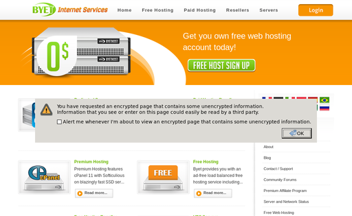 Byethost Internet