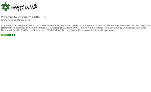 webapptron.COM Inc.