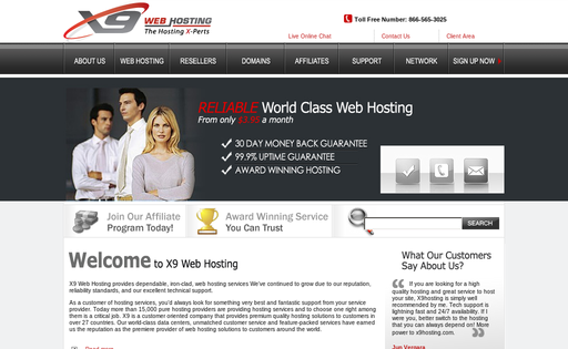 X9 Web Hosting