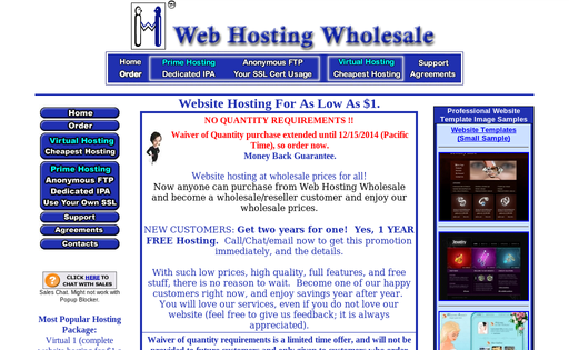Web Hosting Wholesale