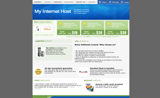 My Internet Host