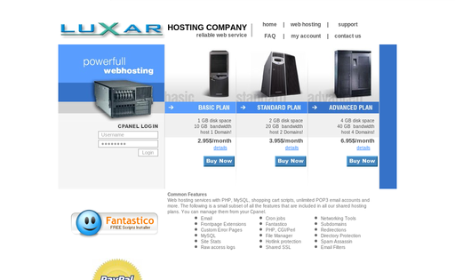 LUXAR Hosting