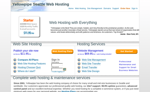 Yellowpipe Web Hosting
