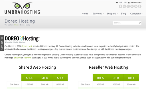 Doreo Hosting