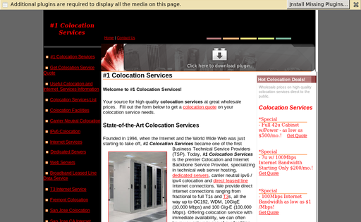 #1 Colocation Services