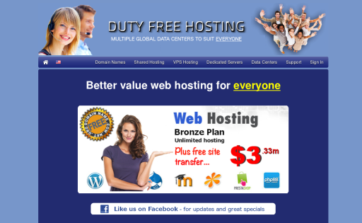 Duty Free Hosting