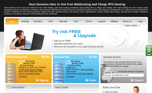 Host Domains Here