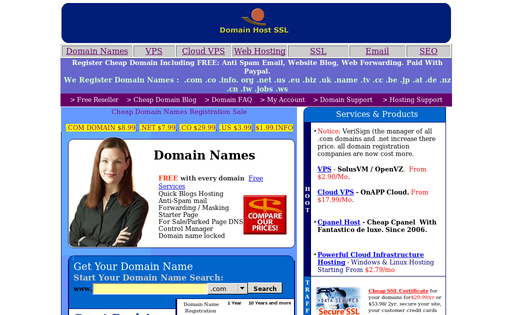 Cheap Domain Names