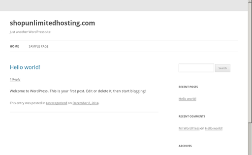 Shopunlimitedhosting