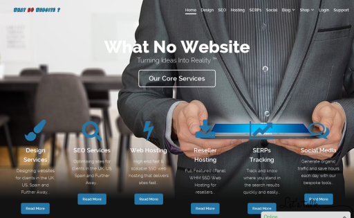 What No Website