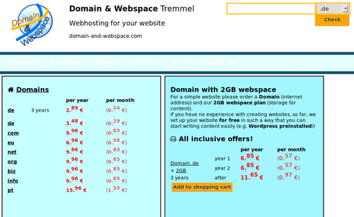 Domain-and-Webspace.com