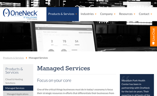 OneNeck IT managed services
