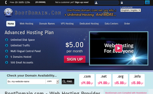 Boot Domain And Hosting