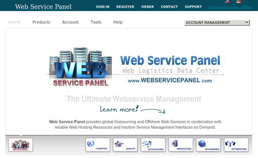 Web Service Panel
