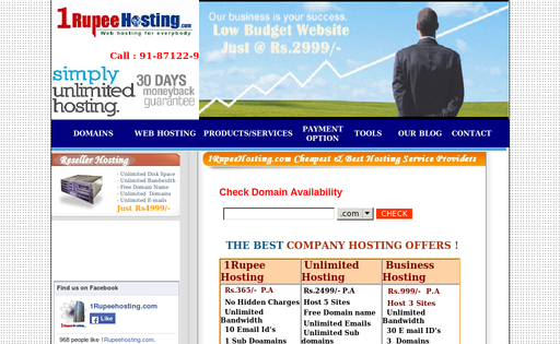 1RupeeHosting.com