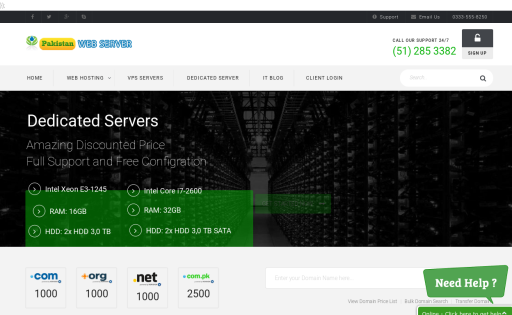 pakistan web server