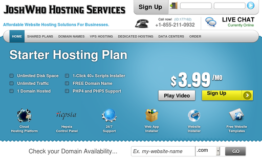 JoshWho Hosting