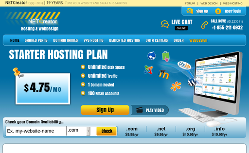 NETCreator Hosting