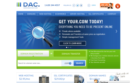Domains at Cost