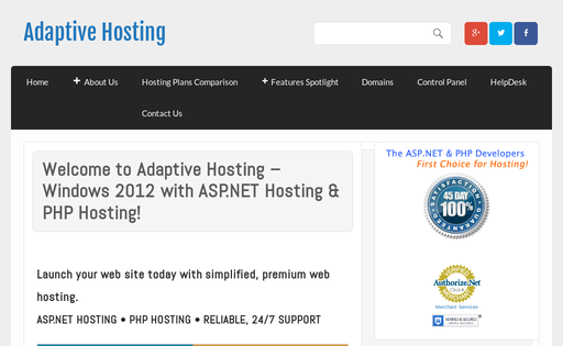 Adaptive Hosting