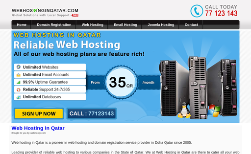 Web Hosting in Qatar