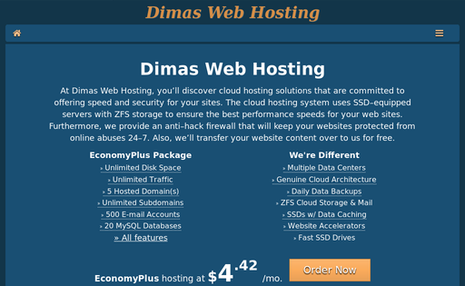 Dimas Web Hosting