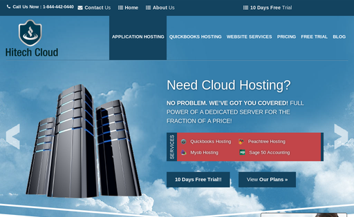 Hitech Cloud Hosting Solution
