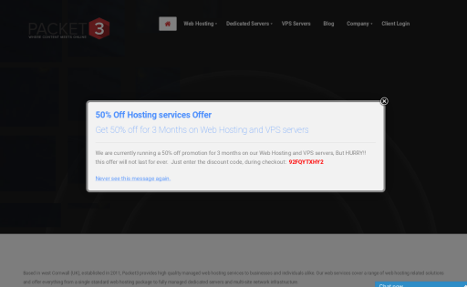 Packet3 Hosting