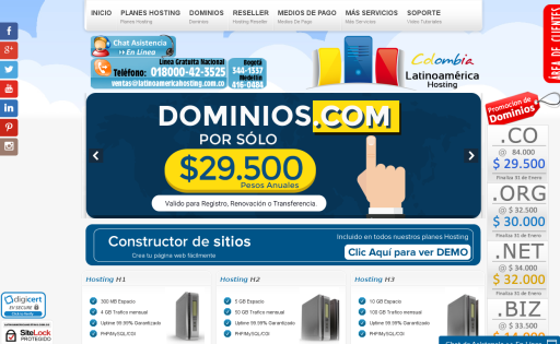 Latinoamerica Hosting Colombia