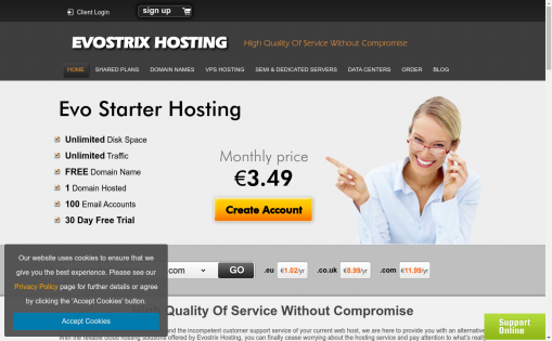 Evostrix Web Hosting