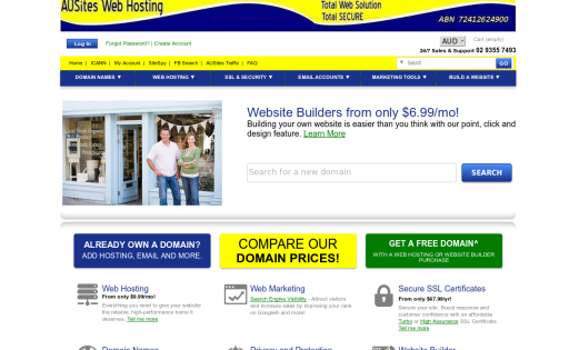 AUSites Web Hosting Solutions
