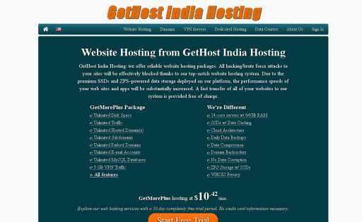 GetHost India Hosting