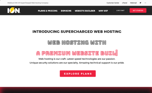 Webhost ION