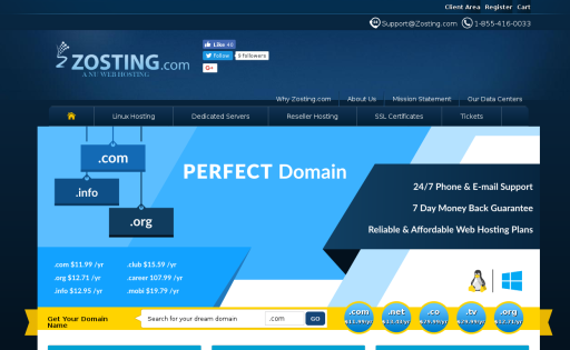 Zosting.com