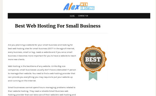 Alex Web Hosting