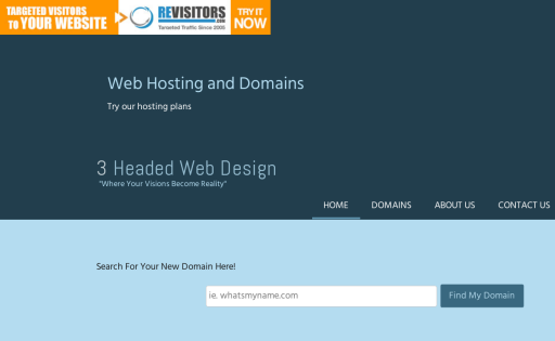 3 Headed Web Design