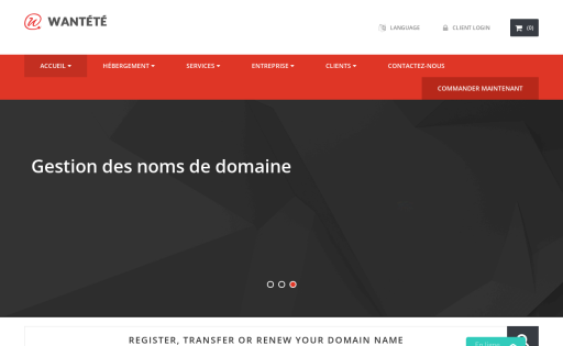 Wantété Hébergeur Français