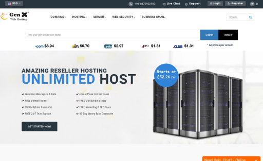 Gen X Web Hosting
