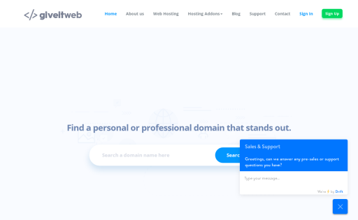 Give It Web Hosting