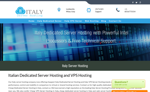 Italy Server Hosting