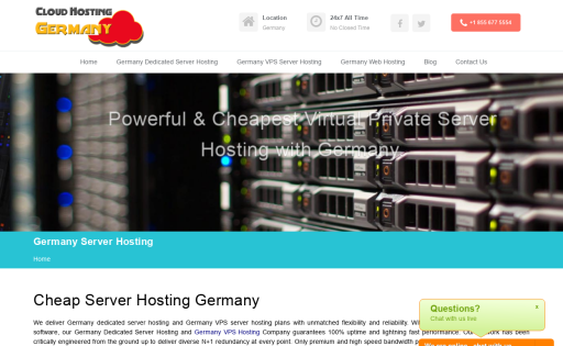 Germany Cloud Server Hosting