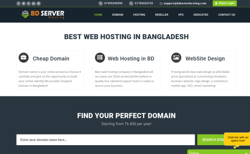 Bangladesh Server Hosting