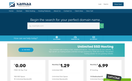 xamaa web hosting