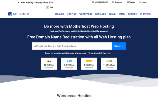 Motherhost Web Services