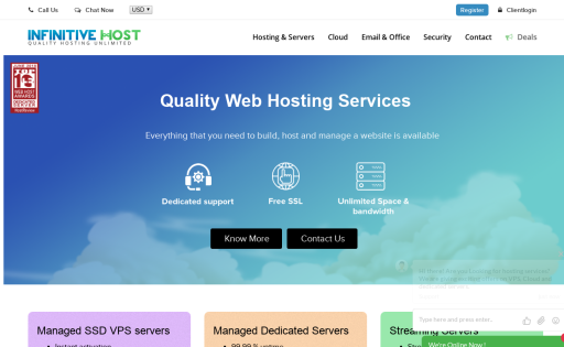 INFINITIVE HOST