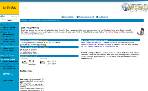 Champion Access Internet