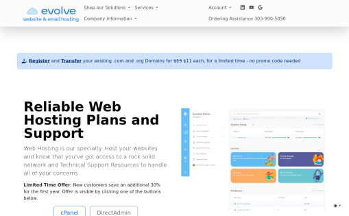 Evolve Web Hosting