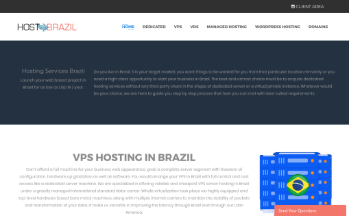 VPS Hosting Brazil - HostinBrazil