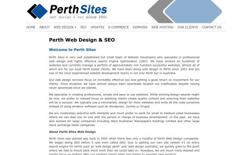 Perth Sites Web Design & SEO